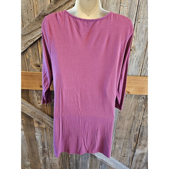 Soft surroundings size medium Layered purple casual tunic EUC ^ - Picture 2 of 7
